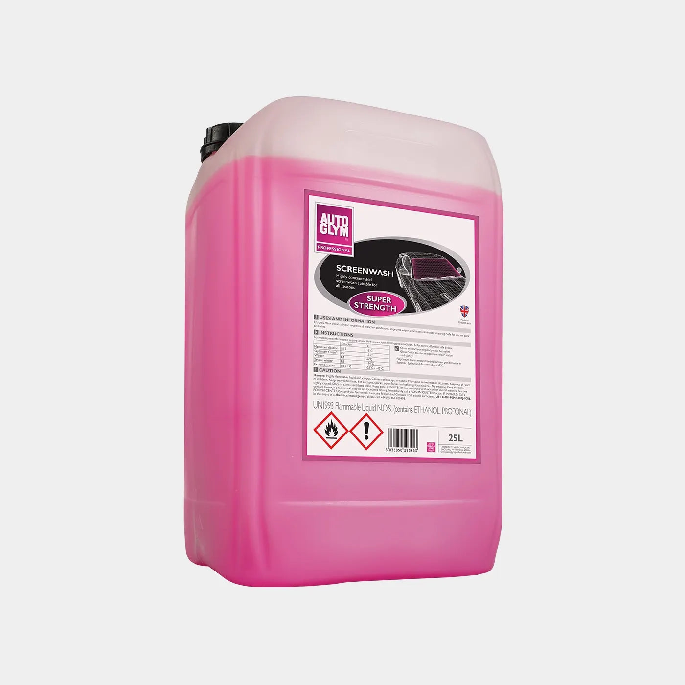 Autoglym Wind Screen Wash - Concentrate