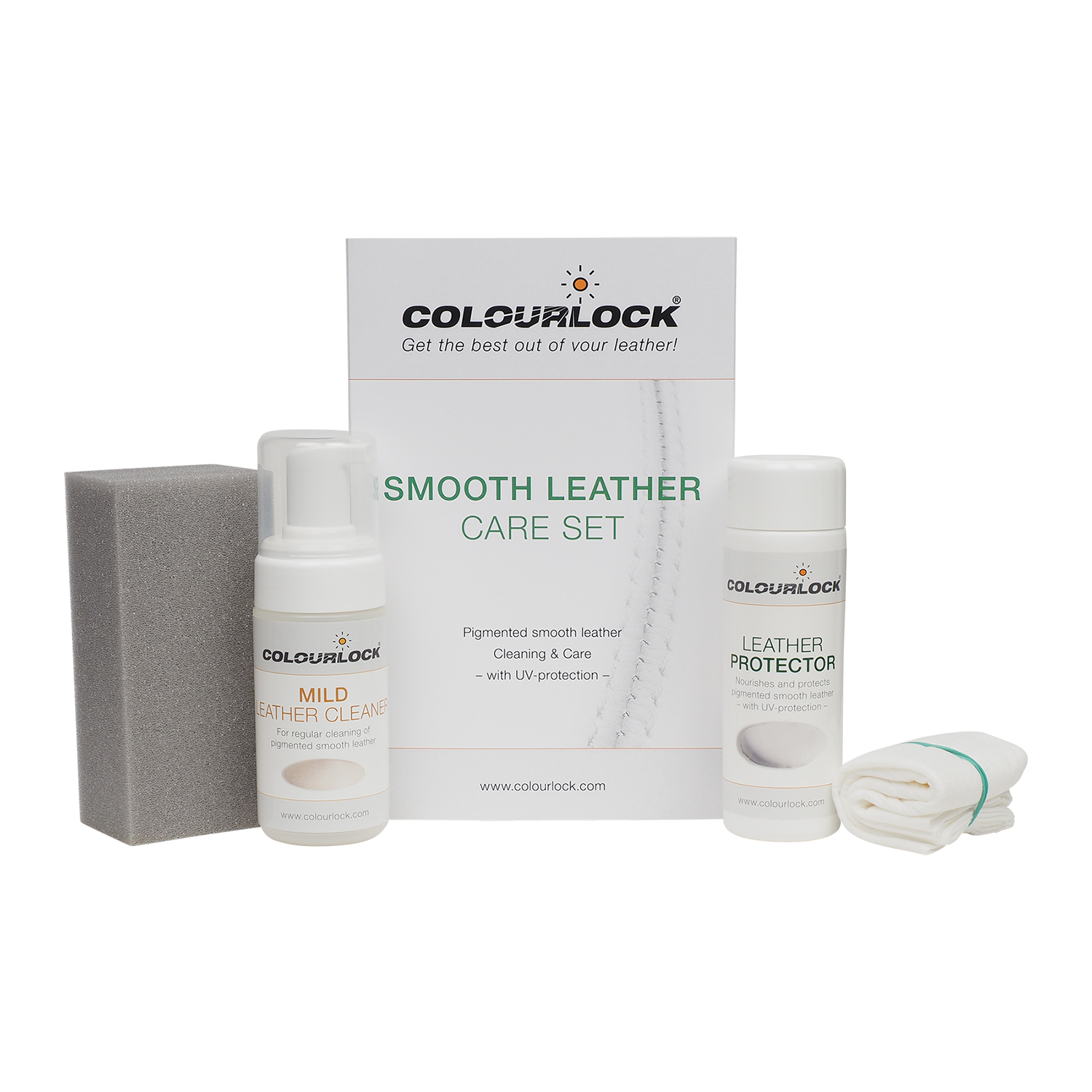 Colourlock Leather Cleaning & Conditioning Kit with "Strong" Leather Cleaner