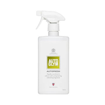 The Detail Warehouse Autoglym Autofresh car interior air freshener spray bottle with a white trigger nozzle