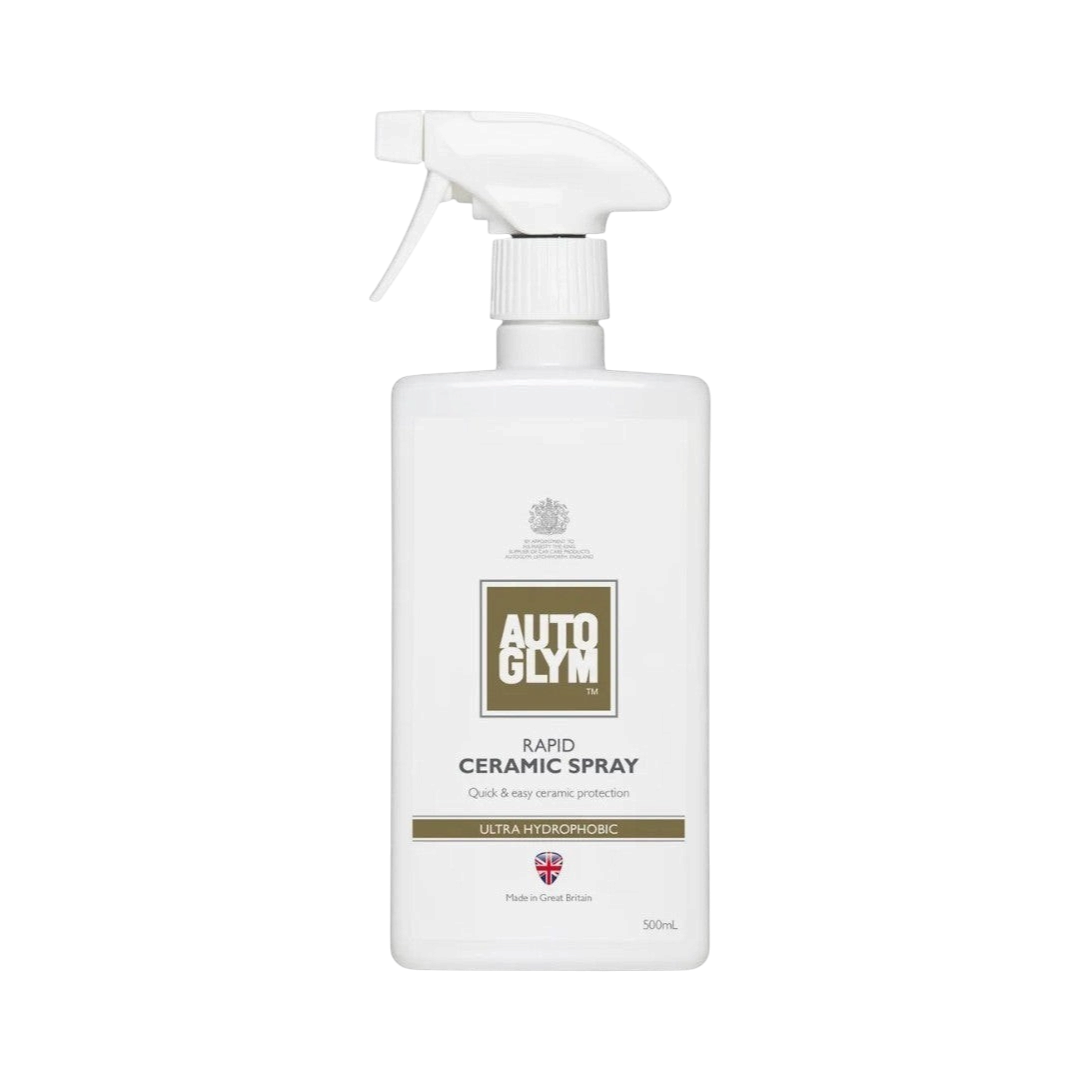 The Detail Warehouse Autoglym Rapid Ceramic Spray 500ml bottle with white trigger nozzle for car paint protection