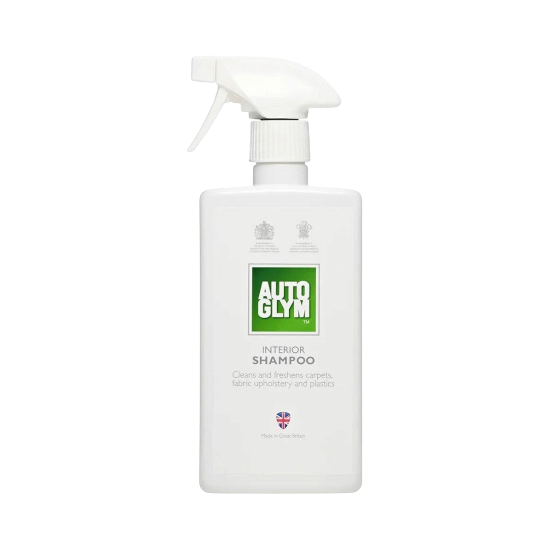 The Detail Warehouse Autoglym Interior Shampoo 500ml spray bottle for cleaning car fabrics and hard surfaces