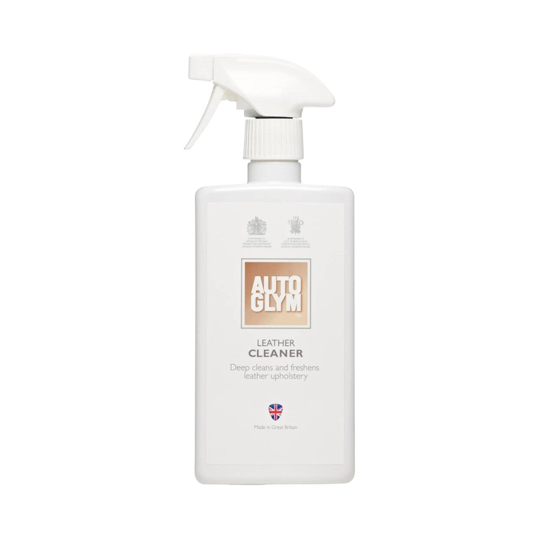 The Detail Warehouse Autoglym pH neutral leather cleaner spray bottle for automotive upholstery care.
