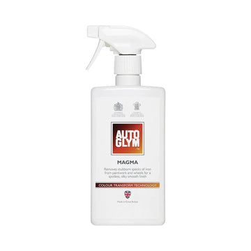 The Detail Warehouse Autoglym Magma active paint decontamination spray bottle for removing iron particles from cars.