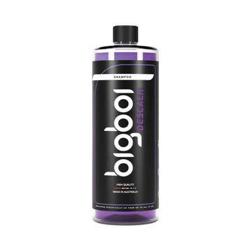 The Detail Warehouse BigBoi DESCALR ceramic-infused car shampoo in a 500ml clear bottle with purple liquid.