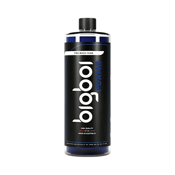 The Detail Warehouse BigBoi FOAMR Pre Wash 500mL bottle with blue liquid and black label for car detailing.