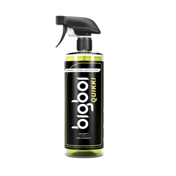 The Detail Warehouse BigBoi QUIKKI hydrophobic ceramic spray sealant in a clear bottle with a black trigger sprayer.