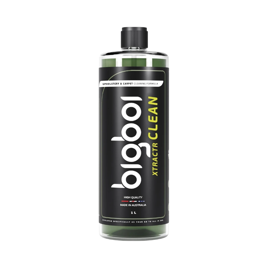 The Detail Warehouse BigBoi XTRACTR Clean 1L bottle of professional carpet and upholstery cleaning concentrate