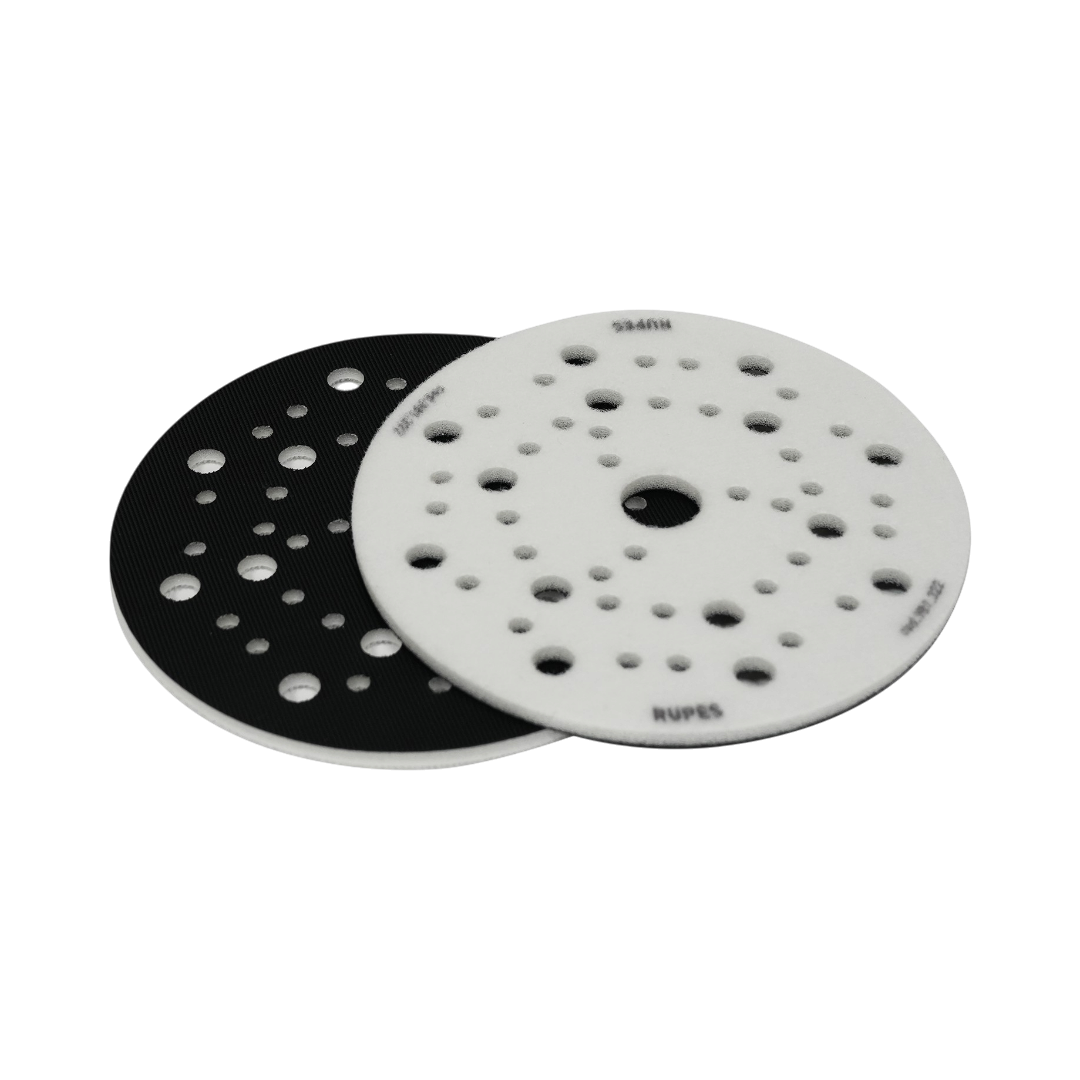 The Detail Warehouse Rupes soft foam interface pads for sanding discs with multi-hole pattern for contour work.