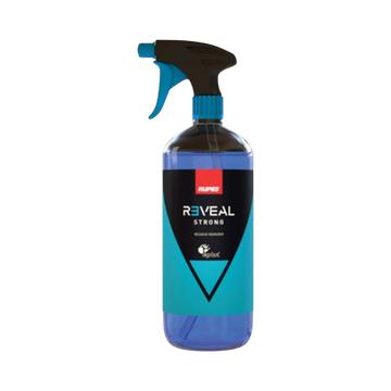 The Detail Warehouse Rupes Reveal Strong residue remover spray bottle for deep cleaning automotive paint surfaces.