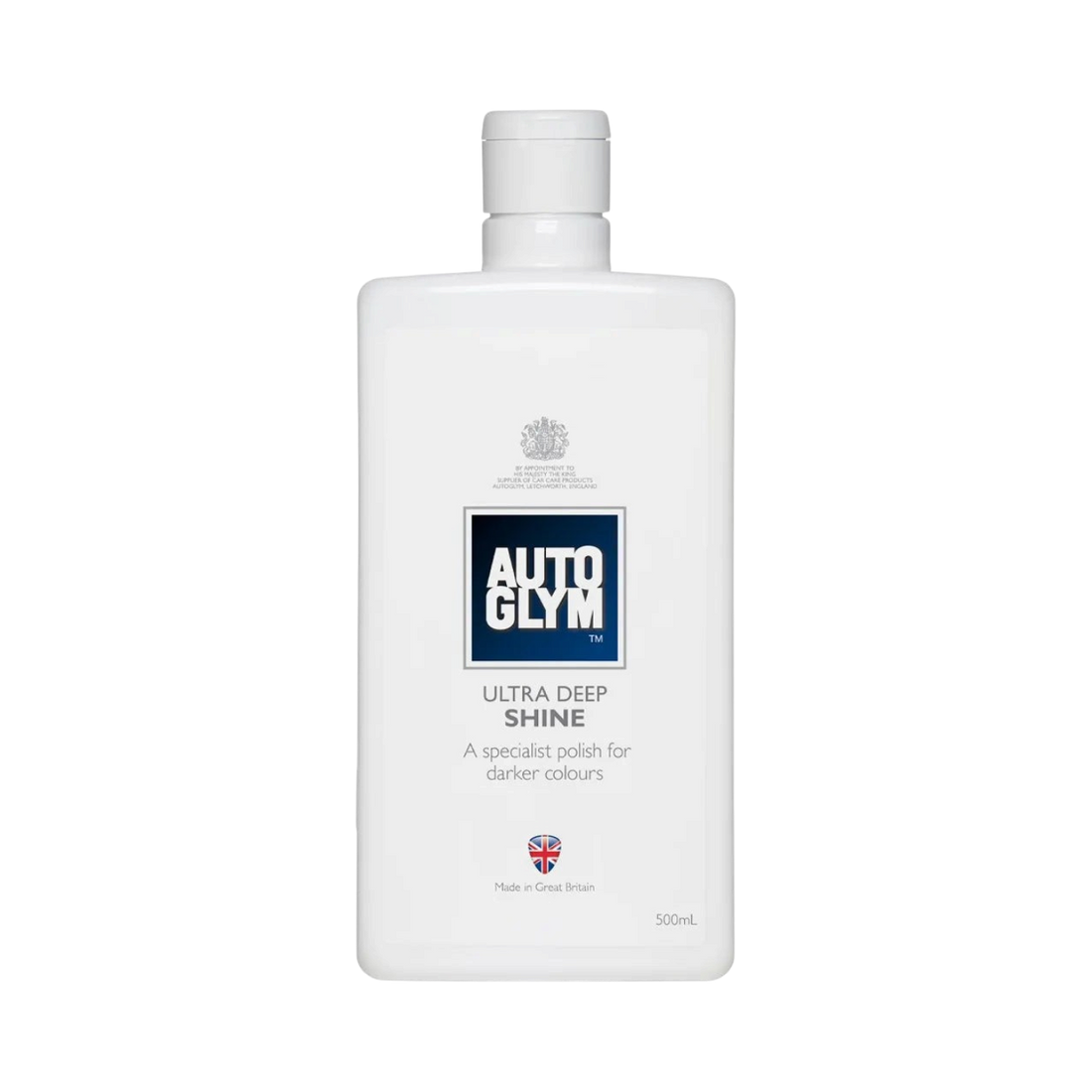 The Detail Warehouse Autoglym Ultra Deep Shine 500ml bottle for dark car paintwork polish and protection