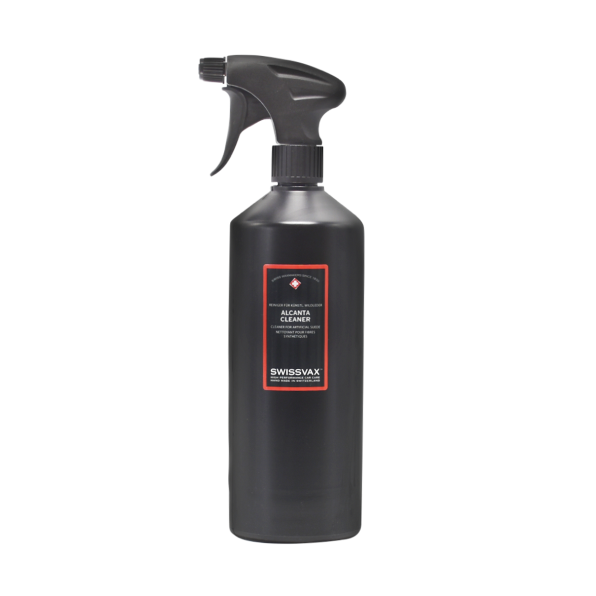 Swissvax ALCANTA CLEANER 1 Litre Textile cleaner for Alcantara (Artificial Suede)