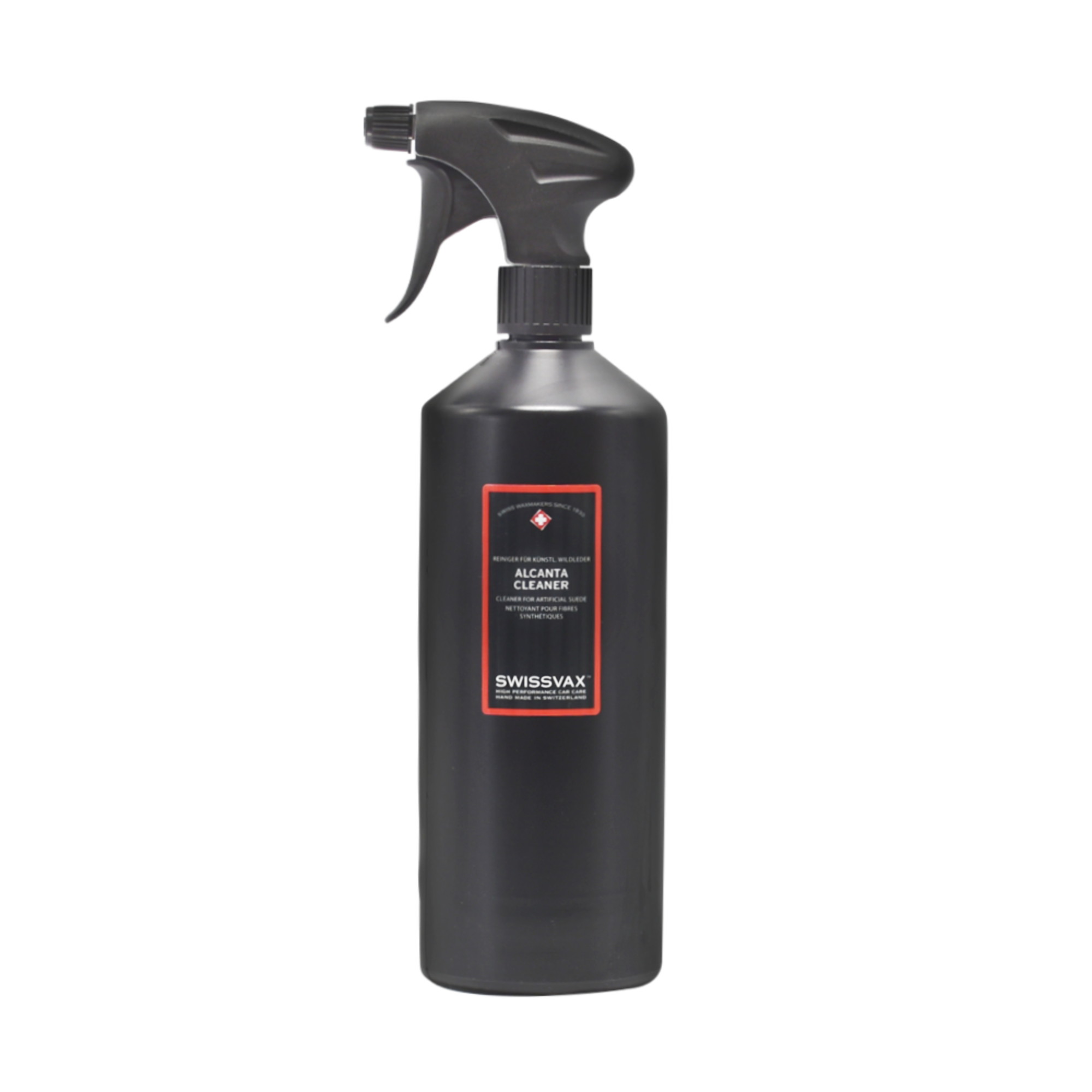 Swissvax ALCANTA CLEANER 1 Litre Textile cleaner for Alcantara (Artificial Suede)