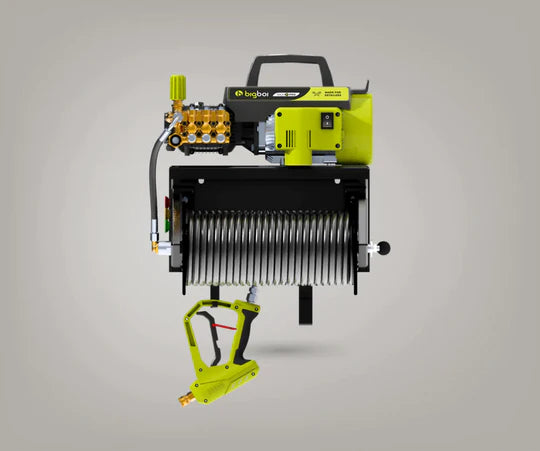 Bigboi WashR PRO Pressure Washer Fixed Wall Mount with Hose Reel
