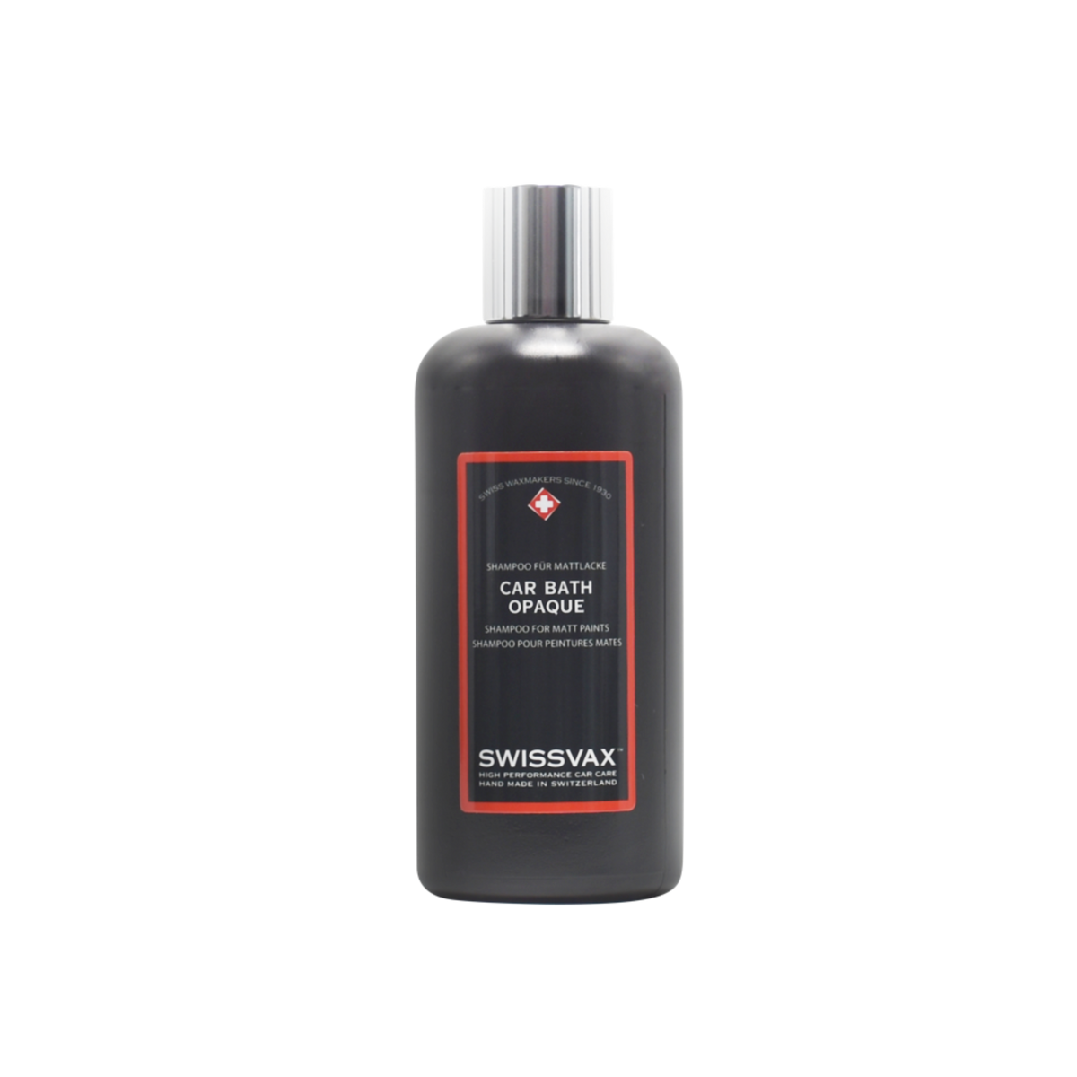 Swissvax CAR BATH OPAQUE Shampoo concentrate for your satin matt paint finish