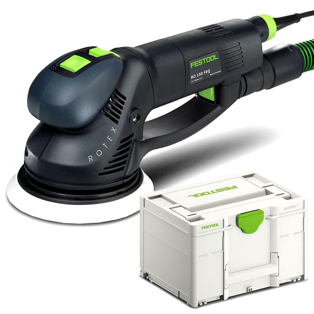 Festool Rotex RO 150 FEQ Plus - 3 in 1 Forced Rotation Polisher/Sander