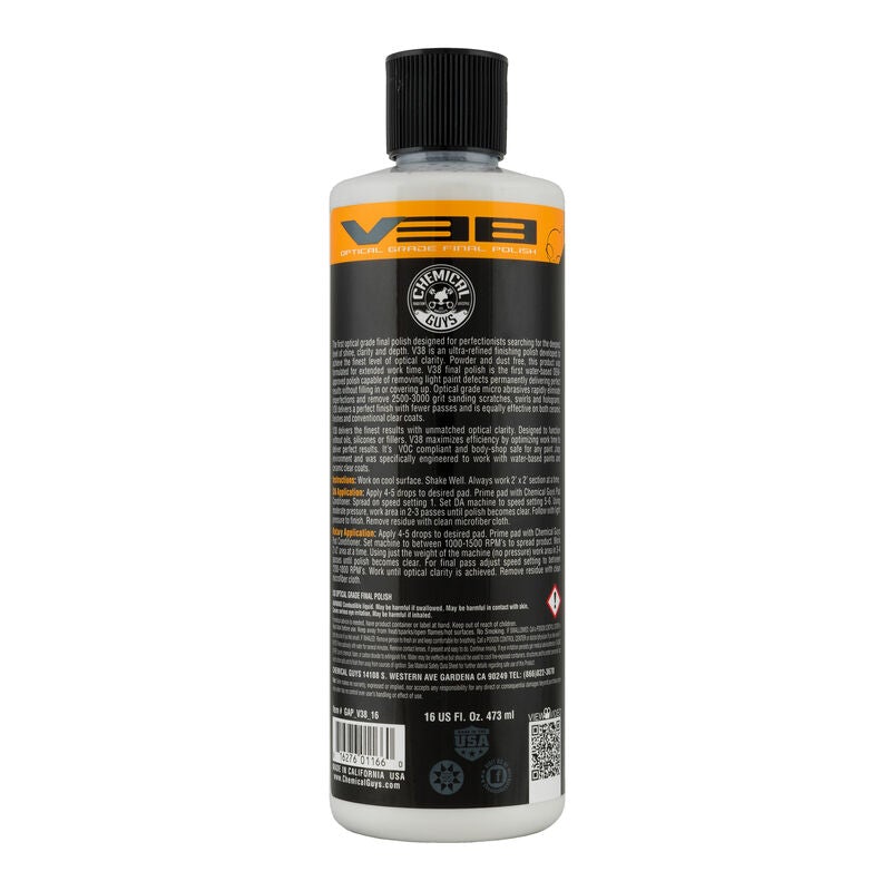 Chemical Guys V38 Optical Grade Finishing Polish
