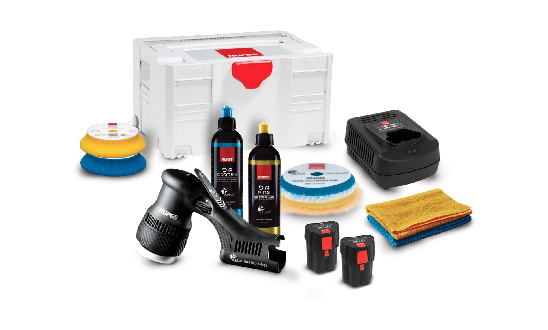 Rupes HLR75 18V 2.5Ah Li-ion Cordless Mini 75mm (3") Polisher