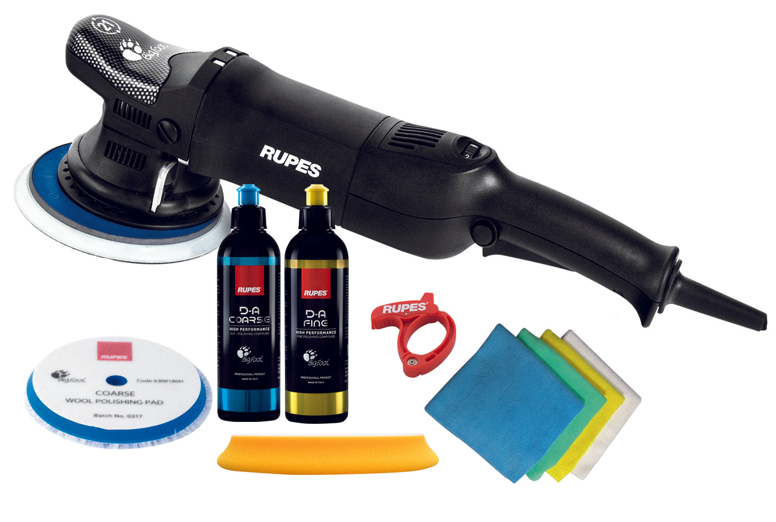 Rupes Bigfoot LHR21ES Mk1 Dual Action Polishing Machine - Standard kit (BAS)