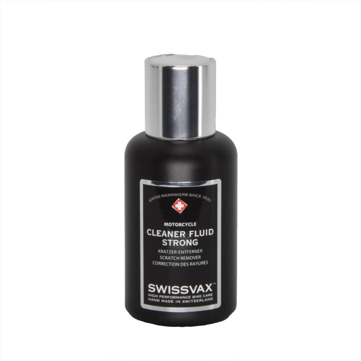 Swissvax Motorcycle CLEANER FLUID STRONG Hand polish to remove scratches 
