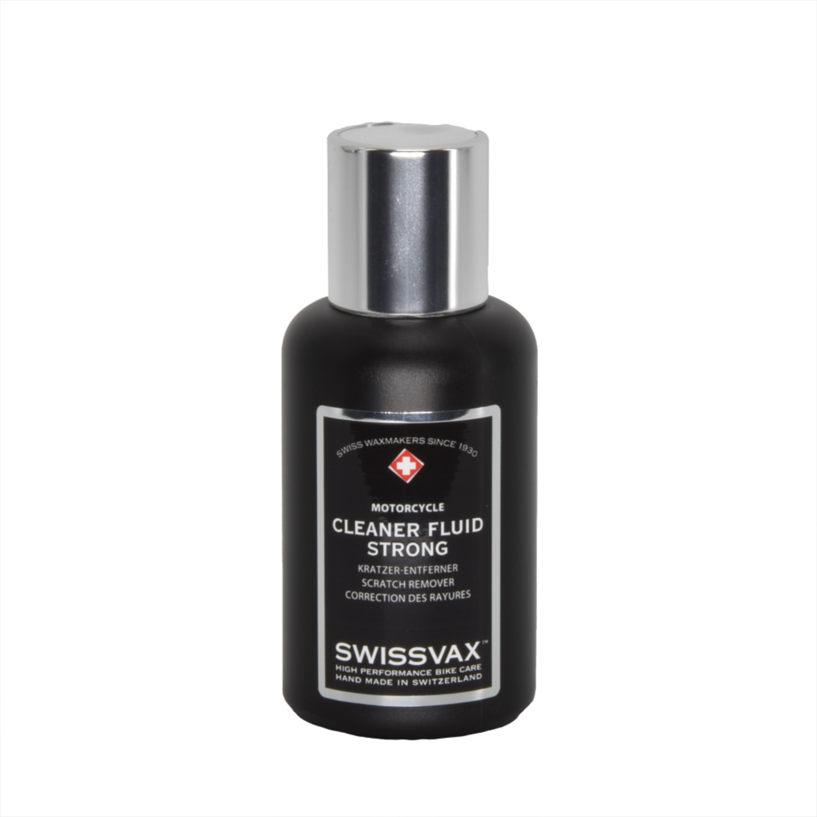 Swissvax Motorcycle CLEANER FLUID STRONG Hand polish to remove scratches 
