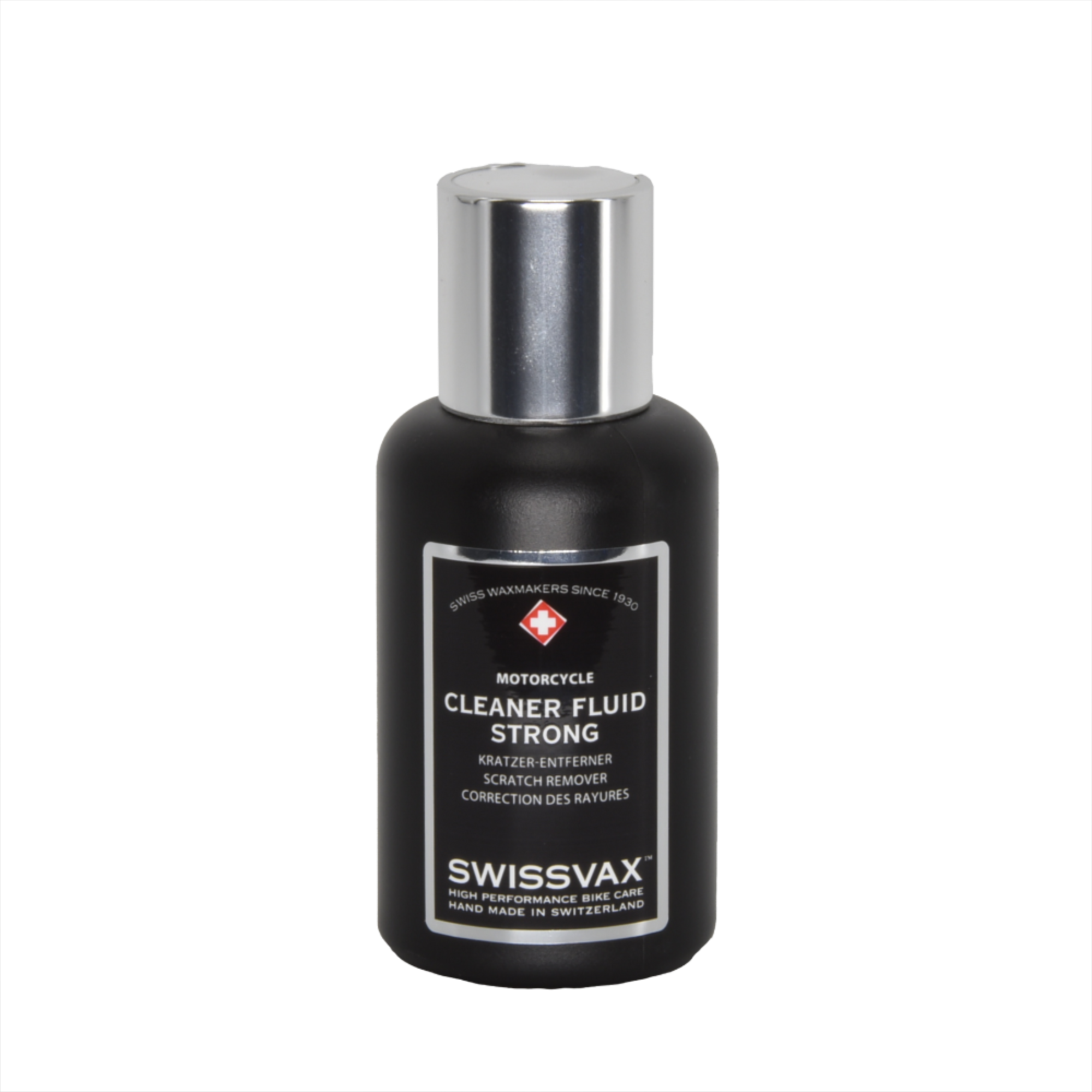 Swissvax Motorcycle CLEANER FLUID STRONG Hand polish to remove scratches 