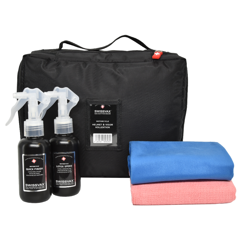 Swissvax Motorcycle Helmet &amp; Visor Collection (Gloss and Matt Helmets)