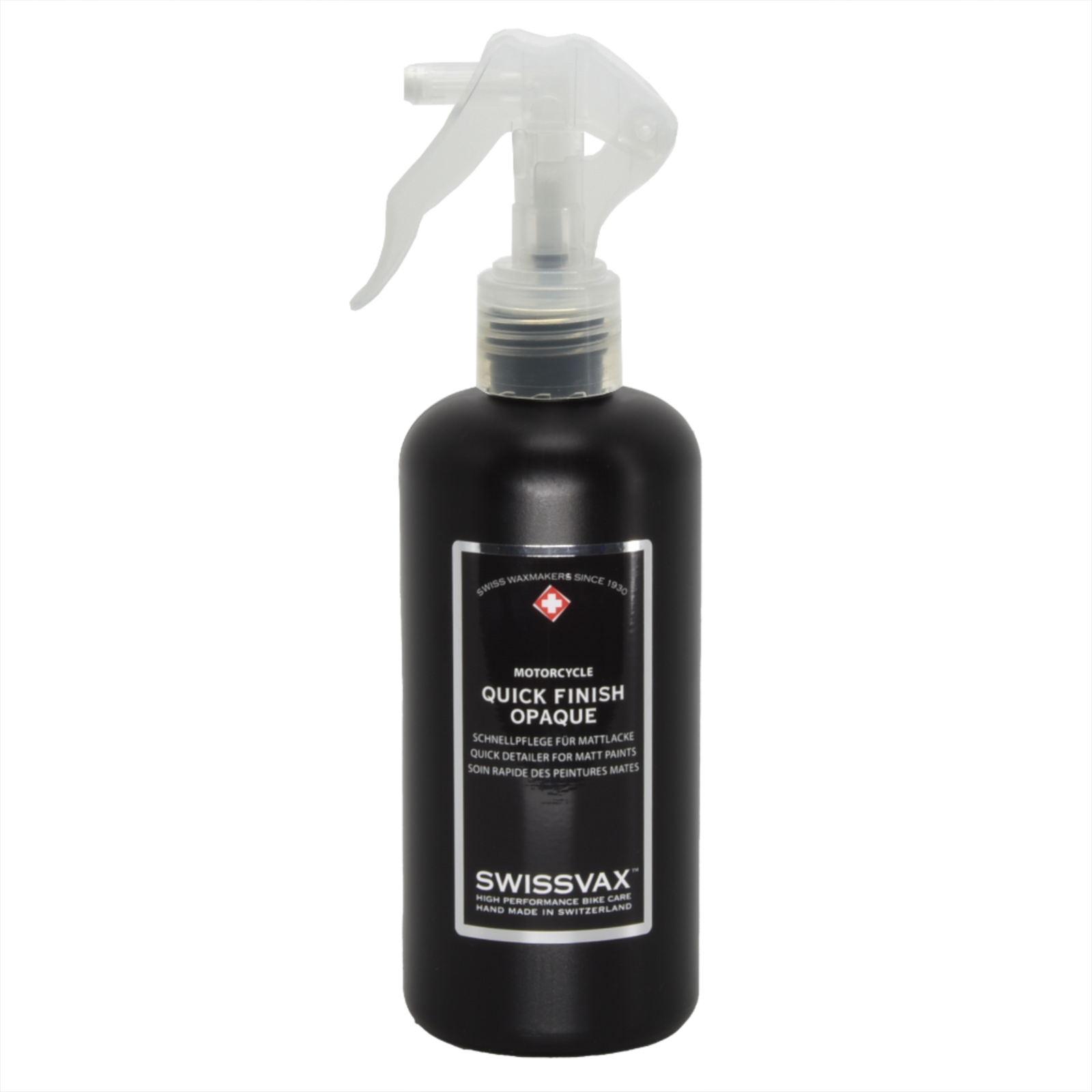 Swissvax Motorcycle QUICK FINISH OPAQUE 470ml - Quick care for matt finished paintwork 