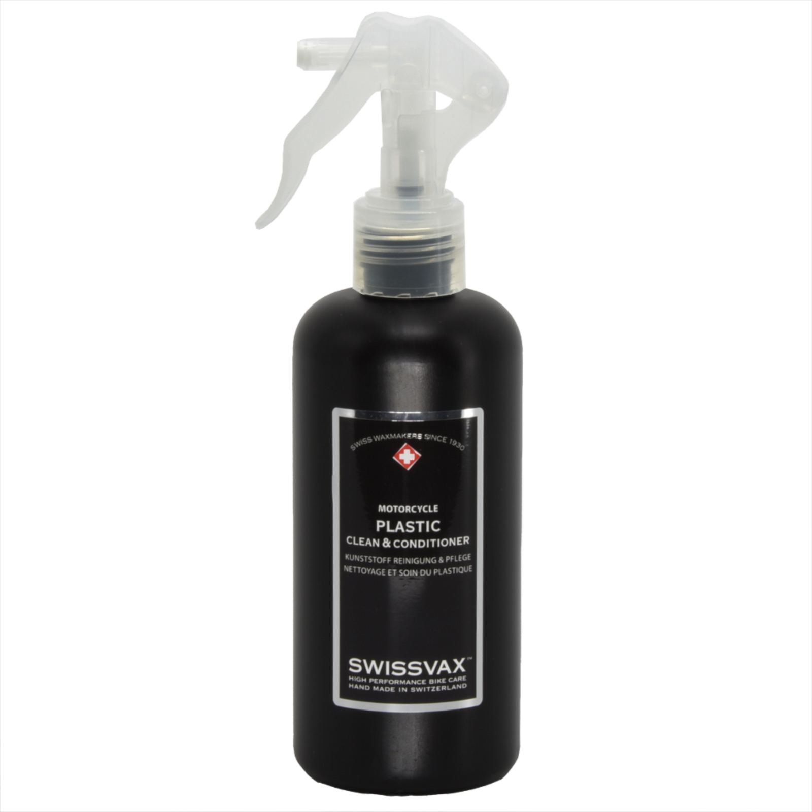 Swissvax Motorcycle PLASTIC CLEAN & CONDITIONER Deep care restorer for plastics