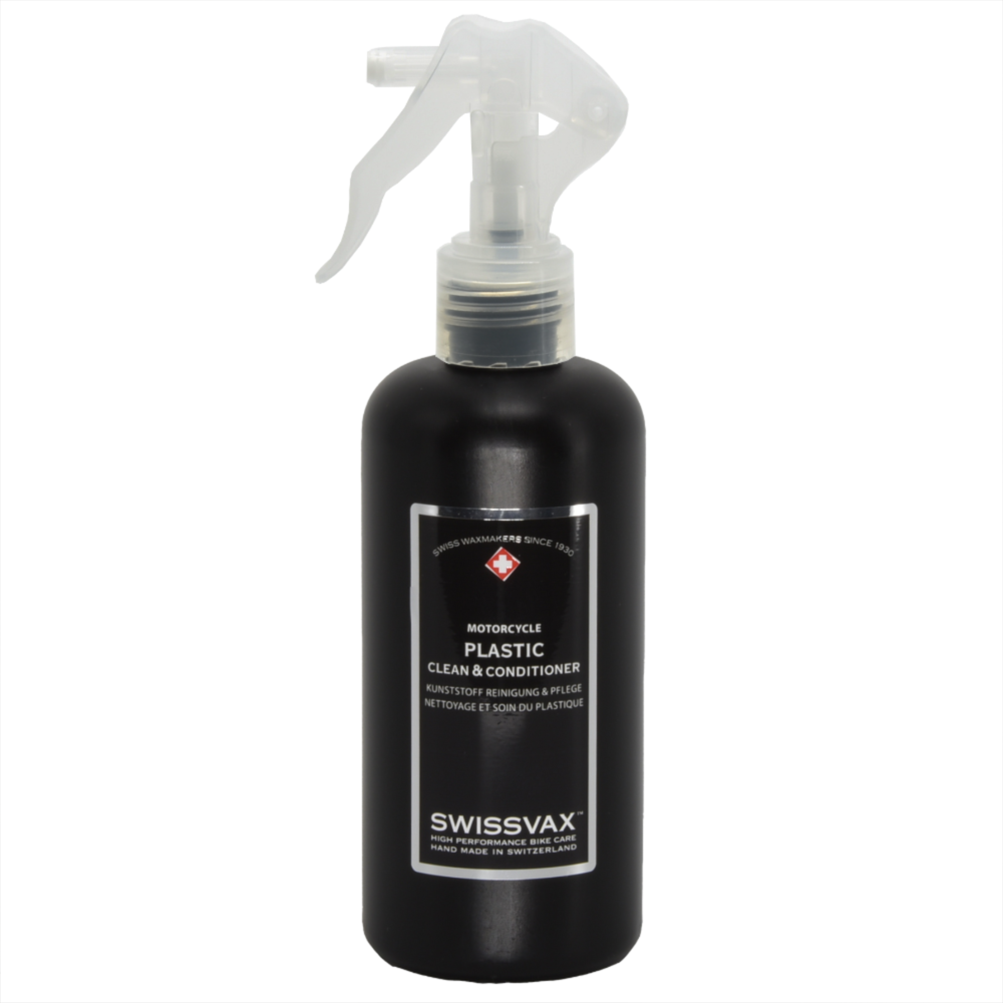 Swissvax Motorcycle PLASTIC CLEAN & CONDITIONER Deep care restorer for plastics