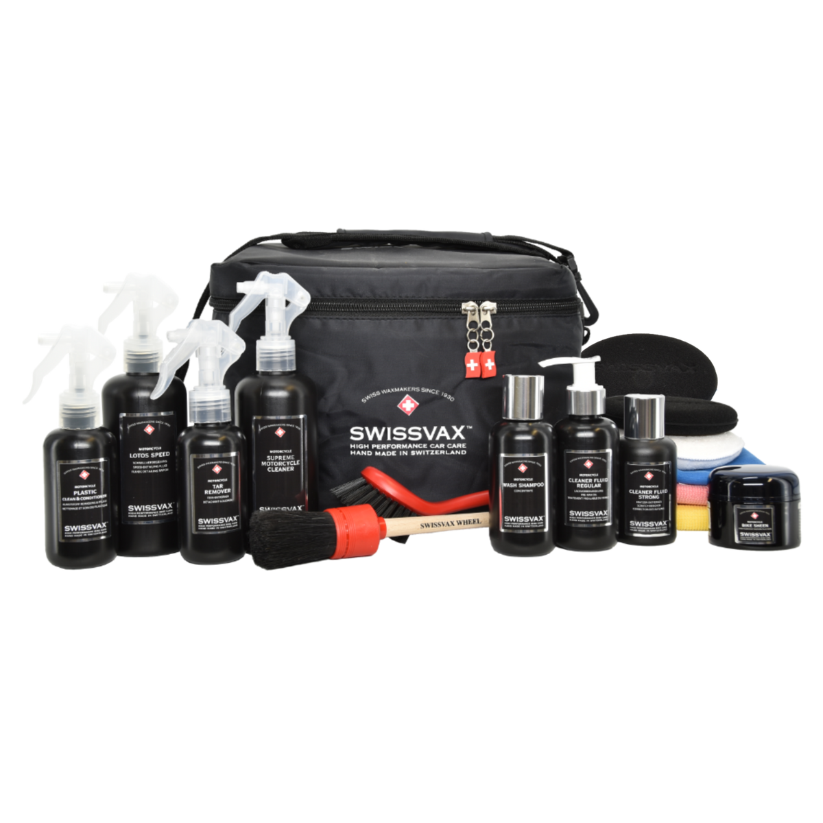 Swissvax Motorcycle Valeting Collection - For all gloss bikes