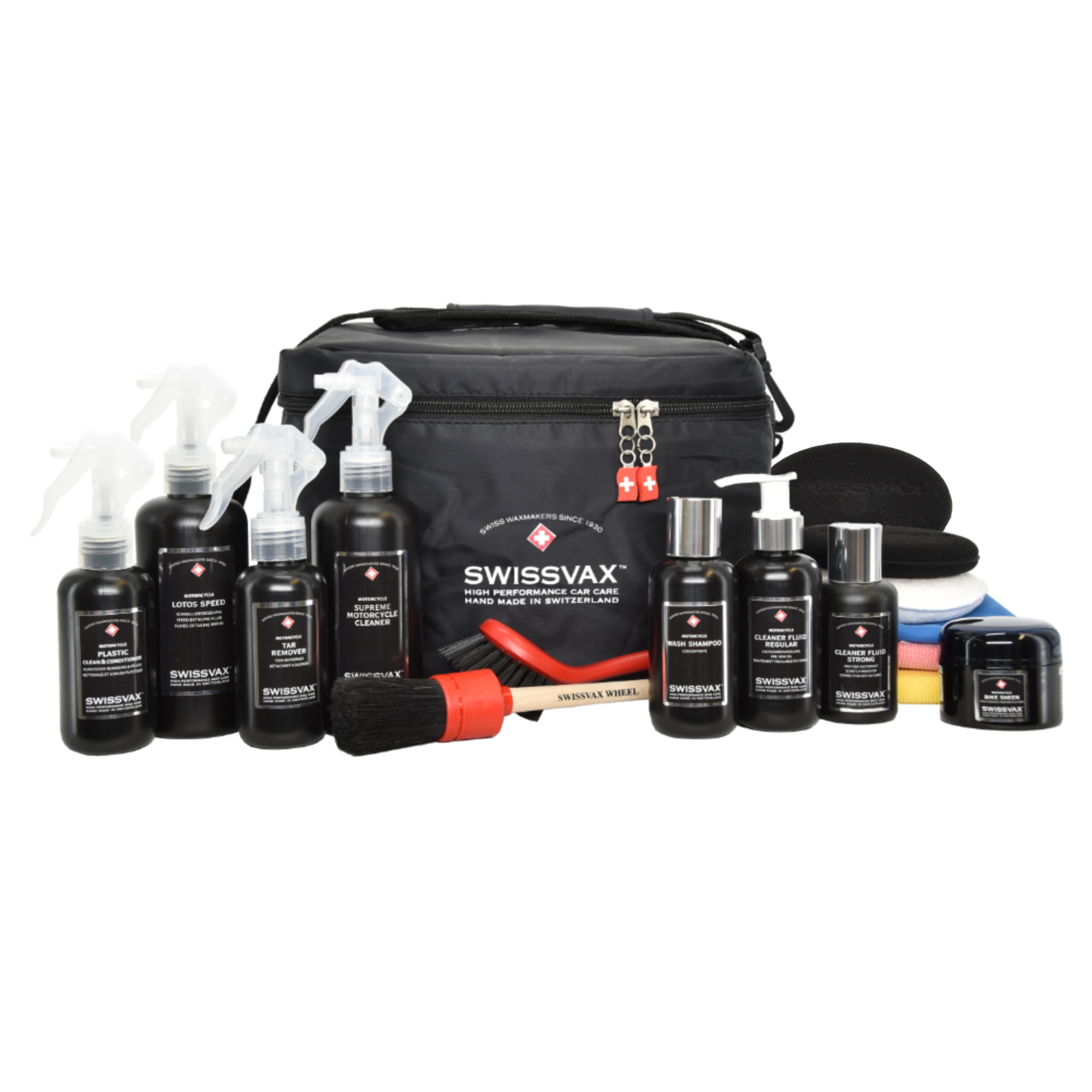 Swissvax Motorcycle Valeting Collection - For all gloss bikes