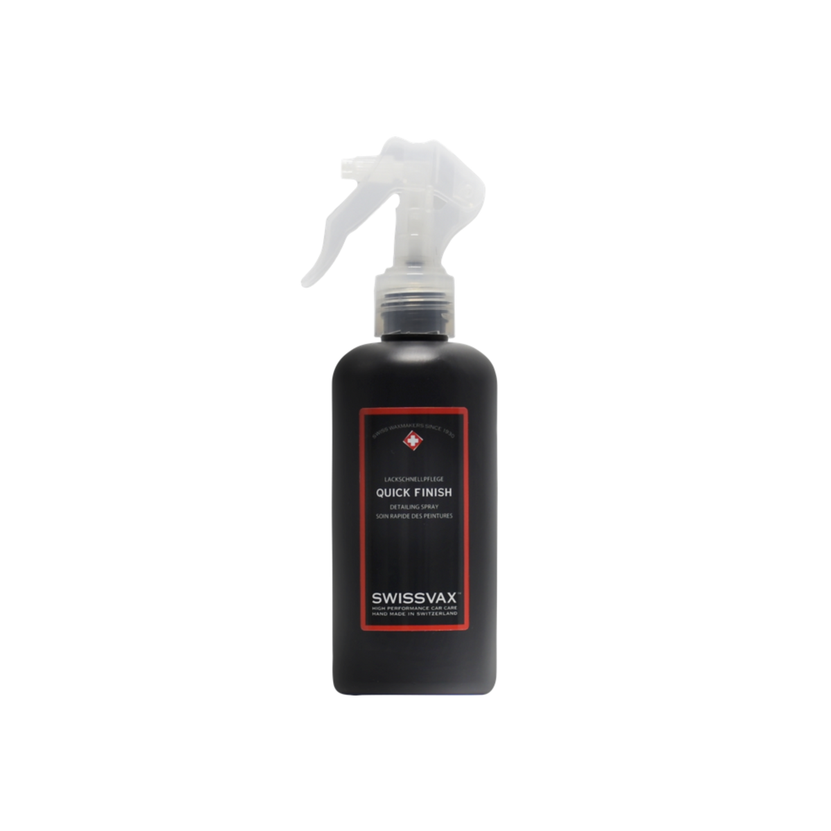 Swissvax QUICK FINISH, Quick Detailer and Cleaning Spray For All Surfaces