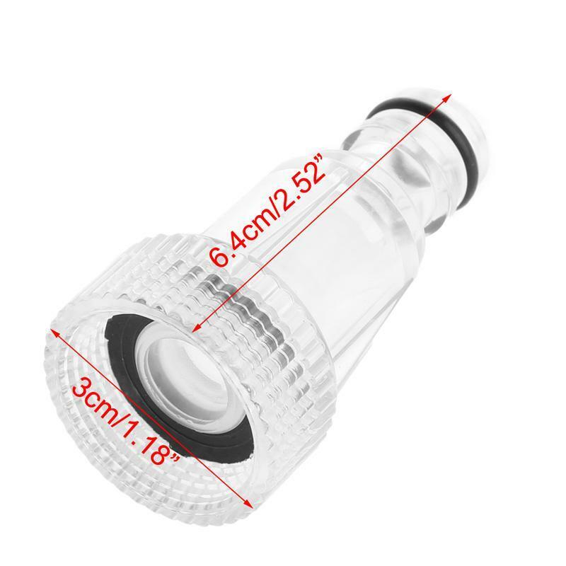 Clear Inline Water Filter for Pressure Cleaners