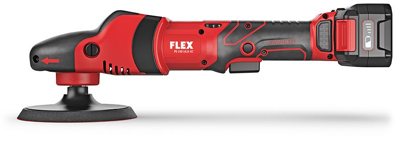 Flex PE 150 18.0V Cordless Rotary Polisher - Boxed Set