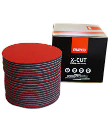 Rupes X-Cut foam backed Abrasive Pads - Ø 75mm (3 inch)
