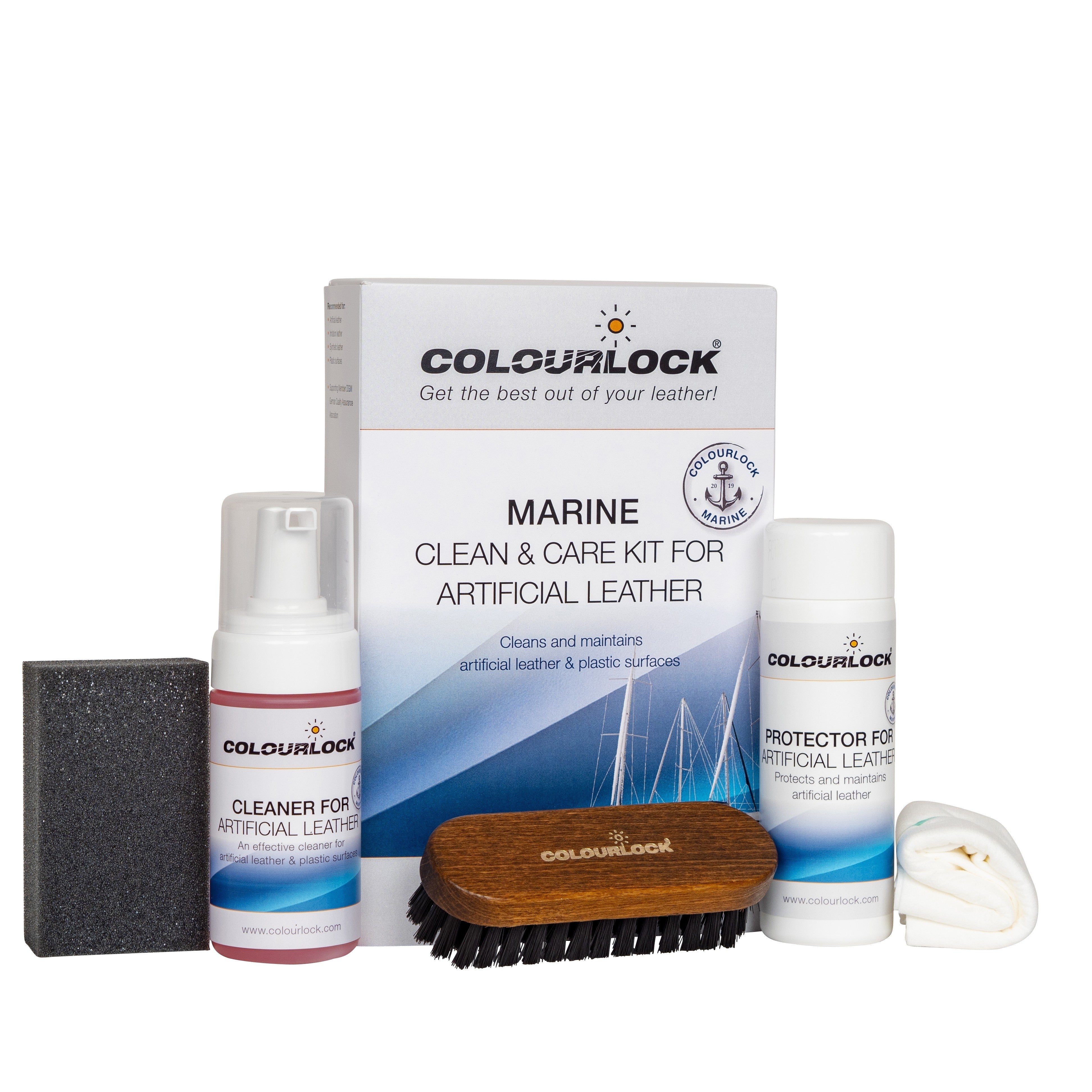 Colourlock Marine Clean & Care Kit for Artificial Leather & Vinyl -  Detailing Warehouse