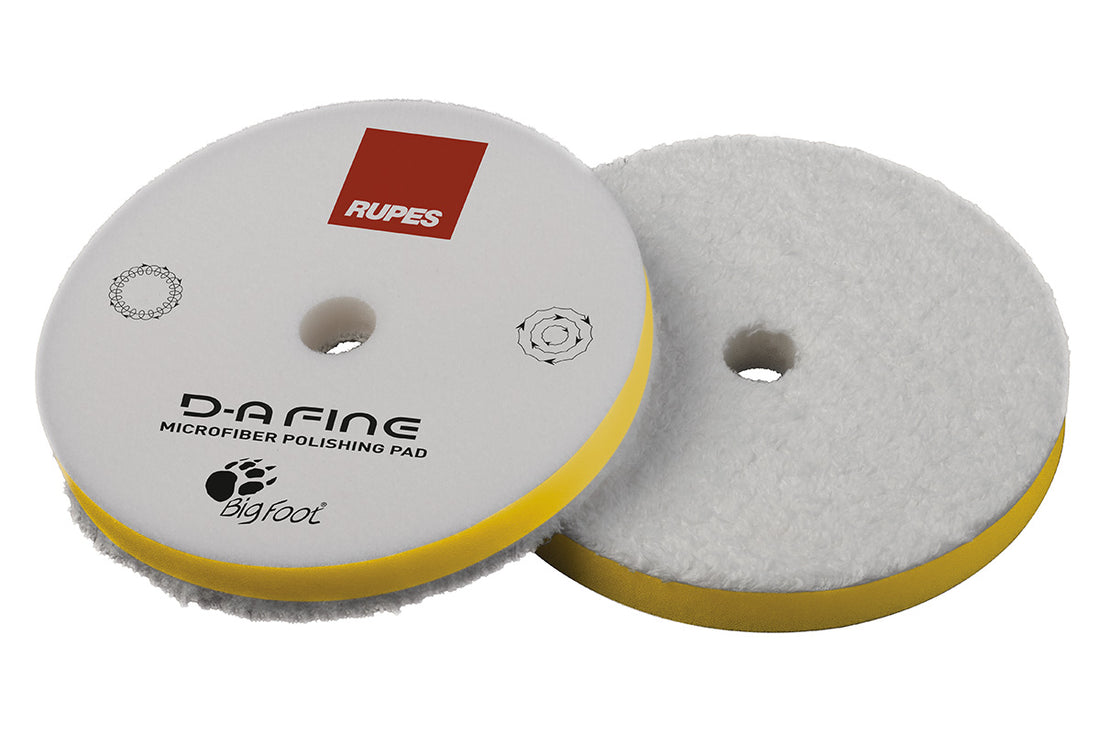 Rupes Intermediate Yellow Microfiber Polishing Pad