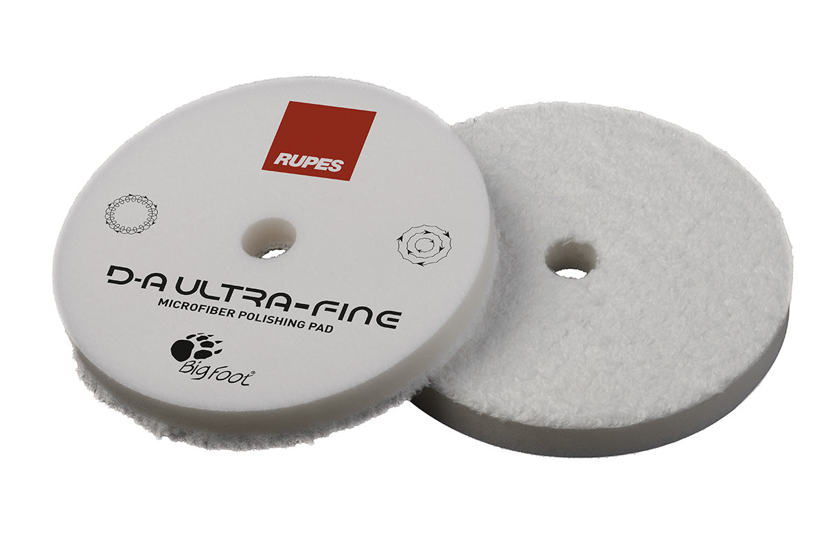 NEW - Rupes Microfiber Pad - DA-Ultra-Fine - White