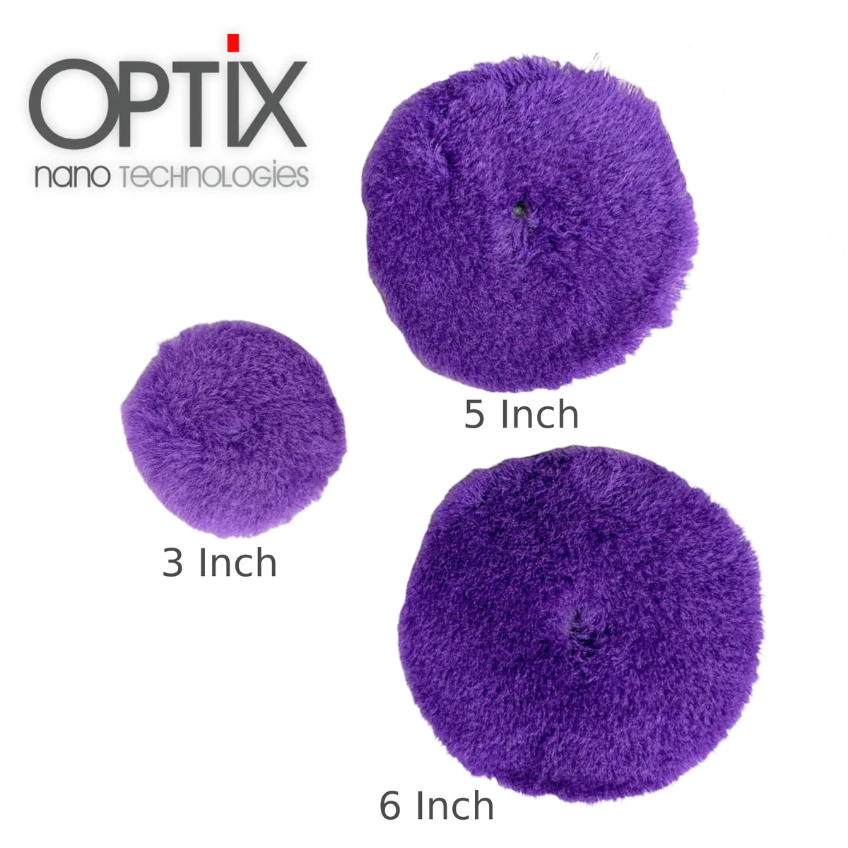 OPTiX Purple Haze Medium Wool Polishing Pads