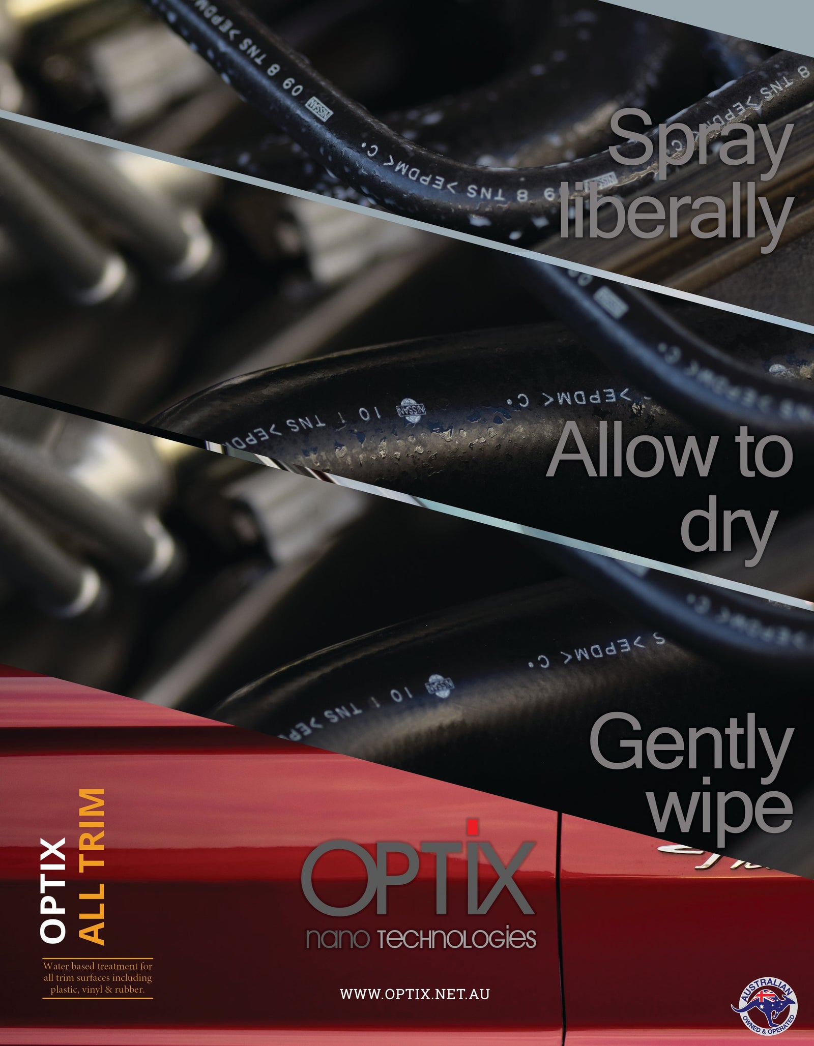 OPTiX All Trim - Vinyl, Rubber, & Plastics Restorer/Conditioner
