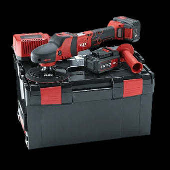 Flex PE 150 18.0V Cordless Rotary Polisher - Boxed Set