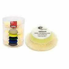 Rupes Ibrid Nano FOAM &amp; WOOL Pads - Blue / Yellow / White