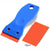 Plastic Razor Blades with Scraper Tool (Blue)