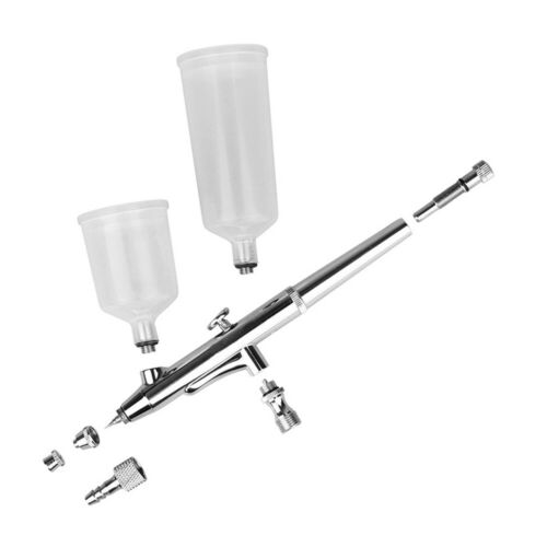 Colourlock Gravity Airbrush Pro - Spray gun with 3 x interchangeable nozzles & 2 x Colour Pots