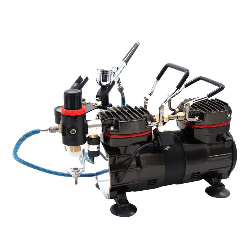 Colourlock Airbrush Pro - Twin Cylinder Compressor Kit
